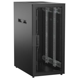 Шкаф напольный 19", 24U, 600х1000мм, перф. перед. дверь, черный, UNITBOX N, ITK UBN05-24U61-P