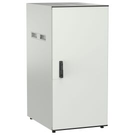 Шкаф напольный 19", 24U, 600х800мм, металл. перед. дверь, серый, UNITBOX N, ITK UBN35-24U68-M