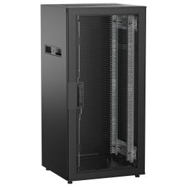 Шкаф напольный 19", 24U, 600х600мм, перф.перед.дверь, черный, UNITBOX N, ITK UBN05-24U66-P