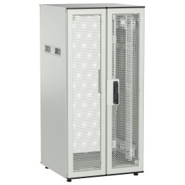 Шкаф напольный 19", 24U, 600х600мм, двуст.перф.дверь, зад.перф., серый, UNITBOX N, ITK UBN35-24U66-2PP