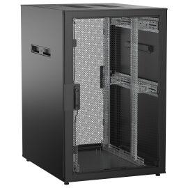 Шкаф напольный 19", 24U, 800х1000мм, перф. двери, черный, UNITBOX N, ITK UBN05-24U81-PP