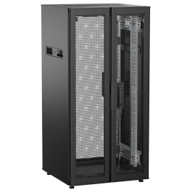 Шкаф напольный 19", 24U, 600х600мм, двуст.перф.дверь, зад.перф., черный, UNITBOX N, ITK UBN05-24U66-2PP