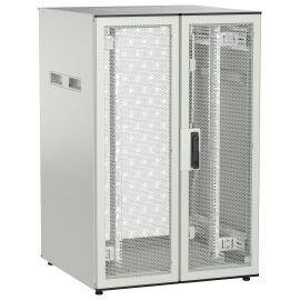 Шкаф напольный 19", 24U, 800х800мм, двуст.перф.дверь, зад.перф., серый, UNITBOX N, ITK UBN35-24U88-2PP