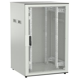 Шкаф напольный 19", 24U, 800х800мм, перф.перед.дверь, зад.металл, серый, UNITBOX N, ITK UBN35-24U88-PM