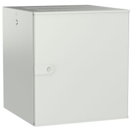 Шкаф настенный 19", 12U, 600х600мм, металл. дверь, серый, UNITBOX W, ITK UBW35-12U66-M