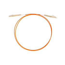 Шнур оптический LC/PC-LC/PC, MM 50/125, 1м, Simplex, оранжевый, ССД 130201-04106