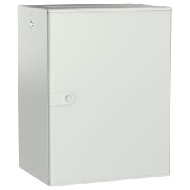 Шкаф настенный 19", 15U, 600х450мм, металл. дверь, серый, UNITBOX W, ITK UBW35-15U64-M