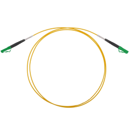 Шнур оптический LC/APC-LC/APC, SM, 1м, Simplex, желтый, ССД 130201-03528