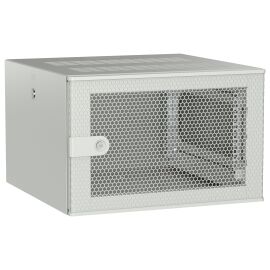 Шкаф настенный 19", 6U, 600х600мм, перф. дверь, серый, UNITBOX W, ITK UBW35-06U66-P