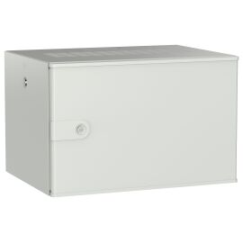 Шкаф настенный 19", 6U, 600х450мм, металл. дверь, серый, UNITBOX W, ITK UBW35-06U64-M