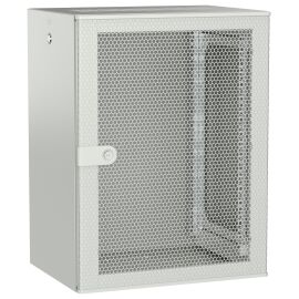 Шкаф настенный 19", 15U, 600х450мм, перф. дверь, серый, UNITBOX W, ITK UBW35-15U64-P