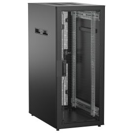 Шкаф напольный 19", 28U, 600х1000мм, перф. двери, черный, UNITBOX N, ITK UBN05-28U61-PP