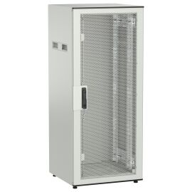 Шкаф напольный 19", 28U, 600х600мм, перф. перед. дверь, серый, UNITBOX N, ITK UBN35-28U66-P