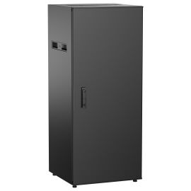 Шкаф напольный 19", 28U, 600х600мм, металл. перед. дверь, черный, UNITBOX N, ITK UBN05-28U66-M