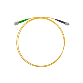 Шнур оптический FC/APC-FC/UPC, SM, 1м,  Simplex, желтый, ССД 130201-02685