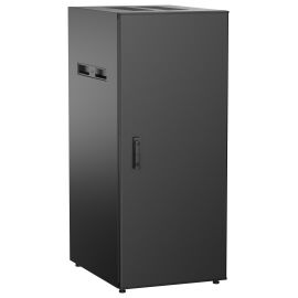 Шкаф напольный 19", 28U, 600х800мм, металл. перед. дверь, черный, UNITBOX N, ITK UBN05-28U68-M