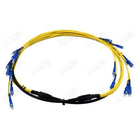 Кабельная сборка 1хSM-SC/APC-SC/APC-100м, FTTH 2x0,5FRP (1хG.657А1), SV D-1031