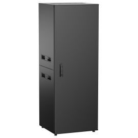 Шкаф напольный 19", 33U, 600х600мм, металл. перед. дверь, черный, UNITBOX N, ITK UBN05-33U66-M