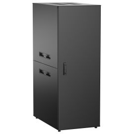 Шкаф напольный 19", 33U, 600х1000мм, металл. двери, черный, UNITBOX N, ITK UBN05-33U61-MM