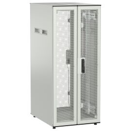 Шкаф напольный 19", 28U, 600х800мм, двуст.перф.дверь, зад.перф, серый, UNITBOX N, ITK UBN35-28U68-2PP