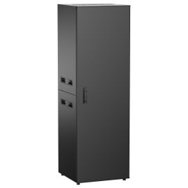 Шкаф напольный 19", 38U, 600х600мм, металл. перед. дверь, черный, UNITBOX N, ITK UBN05-38U66-M