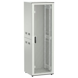 Шкаф напольный 19", 38U, 600х600мм, перф. перед. дверь, серый, UNITBOX N, ITK UBN35-38U66-P