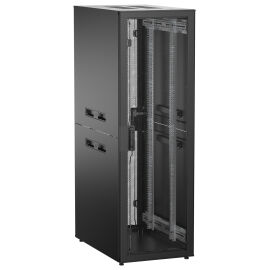 Шкаф напольный 19", 38U, 600х1000мм, перфорированные двери, черный, UNITBOX N, ITK UBN05-38U61-PP