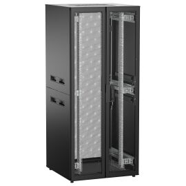 Шкаф напольный 19", 38U, 800х800мм, двуст.перф.дверь, зад.перф, черн, UNITBOX N, ITK UBN05-38U88-2PP