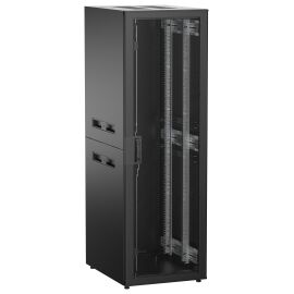 Шкаф напольный 19", 38U, 600х800мм, перф. перед. дверь, черный, UNITBOX N, ITK UBN05-38U68-P