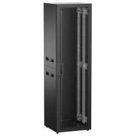 Шкаф напольный 19", 42U, 600х600мм, перф. перед. дверь, черный, UNITBOX N, ITK UBN05-42U66-P