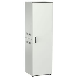 Шкаф напольный 19", 42U, 600х600мм, металл. перед. дверь, серый, UNITBOX N, ITK UBN35-42U66-M