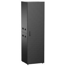 Шкаф напольный 19", 42U, 600х600мм, металл. перед. дверь, черный, UNITBOX N, ITK UBN05-42U66-M