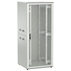Шкаф напольный 19", 38U, 800х800мм, перф.перед.дверь, зад.металл, серый, UNITBOX N, ITK UBN35-38U88-PM