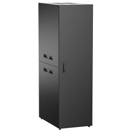 Шкаф напольный 19", 42U, 600х1000мм, металл. перед. дверь, черный, UNITBOX N, ITK UBN05-42U61-M