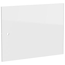 Дверь стеклянная для шкафа 19", 9U, 600мм, GENERICA LWE-09U6X-DR-G