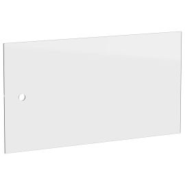 Дверь стеклянная для шкафа 19", 6U, 550мм, GENERICA LWE-06U5X-DR-G