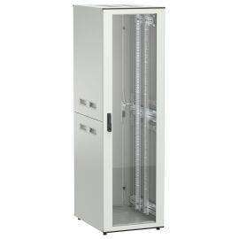 ITK UNITBOX N Шкаф сетевой 19" напольный 42U 600х800мм стеклянная передняя дверь задняя металлическа