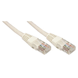 Патч-корд 4 пары, 2хRJ45, 5м, Кат.5e, UTP, серый, CCA, PVC, REXANT 18-1007