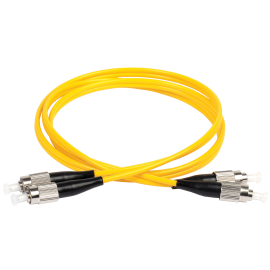 Шнур оптический FC/UPC-FC/UPC, SM, 3м, Duplex OS2, желтый, ITK FPC09-FCU-FCU-C2L-3M