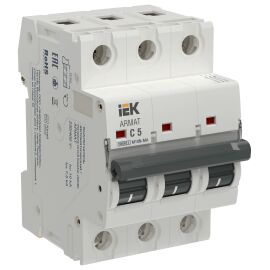 ARMAT Автоматический выключатель без теплового расцепителя M10N-MA 3P C 5А IEK