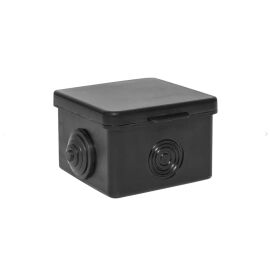 Коробка распределительная КМР-030-036, 4 ввода, 65х65х50мм, черная, EKF plc-kmr2-030-036-b