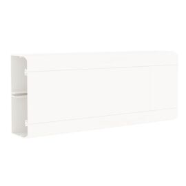 Кабель-канал парапетный 105x50мм, уп.8м, белый, EKF C-Line kk-105-50
