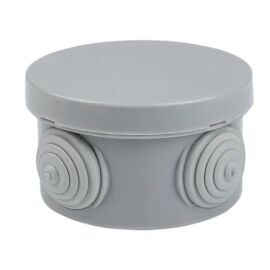 Коробка распределительная КМР-040-039, 4 ввода, 85х40мм, серая, EKF plc-kmr-040-039-r