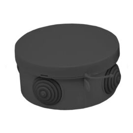 Коробка распределительная КМР-040-039, 4 ввода, 85х40мм, черная, EKF plc-kmr-040-039-b