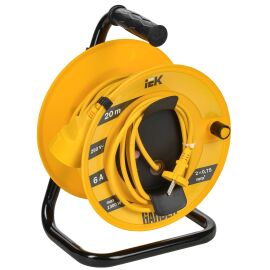 GARDEN Катушка УК20 1 место без заземления с термозащитой 2х0,75мм2 20м IEK