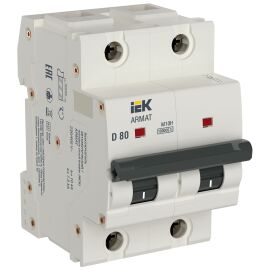 ARMAT Автоматический выключатель M10H 2P D 80A IEK