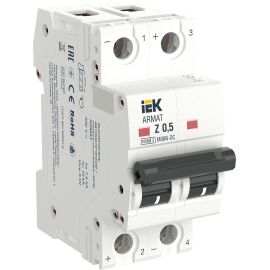 Выключатель автоматический 2P, 0,5А, х-ка Z, M06N-DC, IEK AR-M06N-2-Z0D5DC