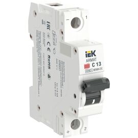 Выключатель автоматический 1P, 13А, х-ка C, M06N-DC, IEK AR-M06N-1-C010DC