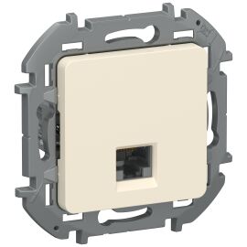 IEKINSPIRIA Розетка компьютерная RJ45 категория 6 UTP 6738311 слоновая кость IEK