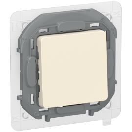IEKINSPIRIA Переключатель 1-клавишный схема 6 10АХ IP44 безвинтовые зажимы 6736711 слоновая кость IE